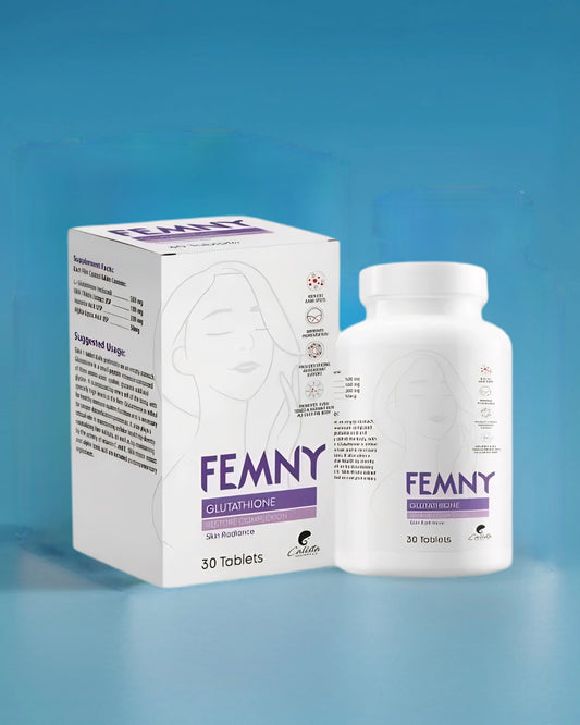 PREMIUM PRODUCT- Femny Glutathione Tablets- With Reduced form of L-glutathione (500mh), Vitamin C, Vitamin E and ALA. Most Effective for of Glutathione