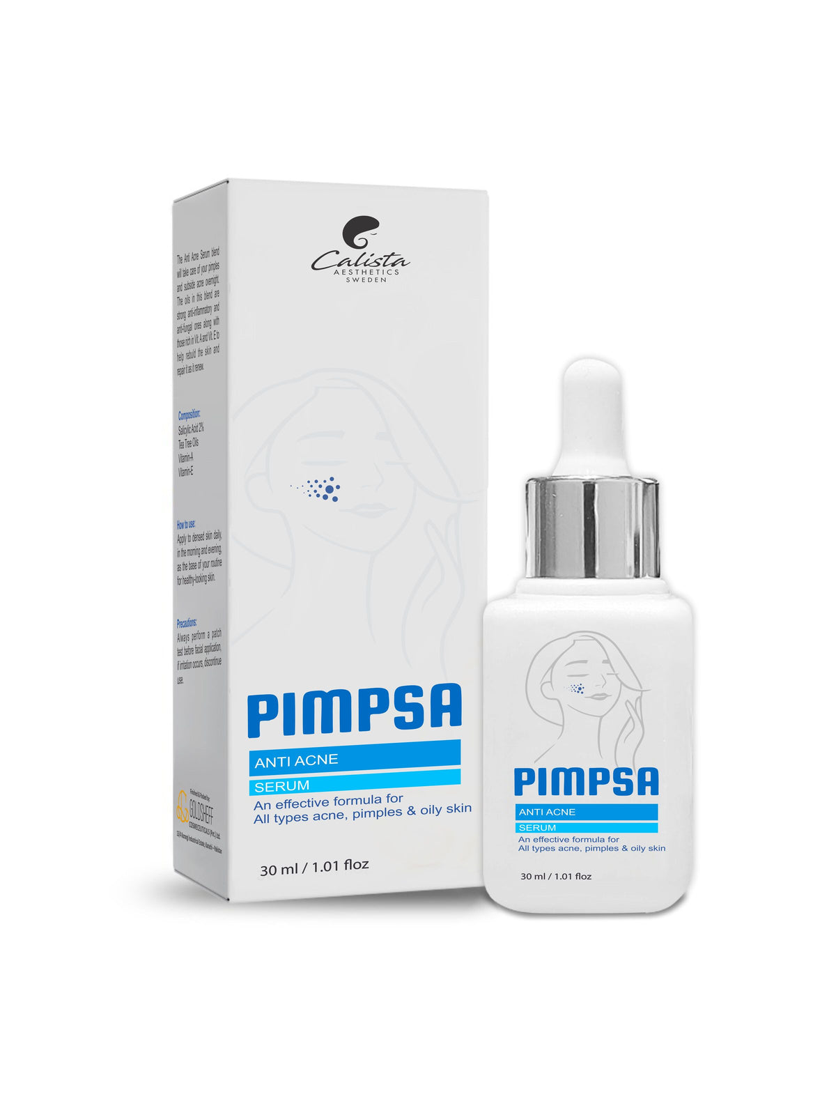 PIMPSA ANTI-ACNE SERUM FOR MILD TO MODERATE ACNE AND PIMPLES